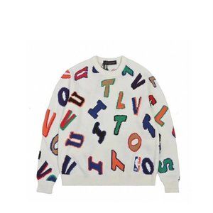 21FW milk white letter sweater